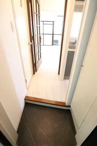 大阪市城東区新喜多２丁目の賃貸マンションの玄関