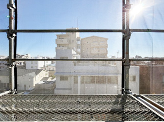 【展望】 | ※大規模修繕工事中　バルコニーからの景色です。～即日のご見学可能～　お問合せはお気軽にどうぞ。