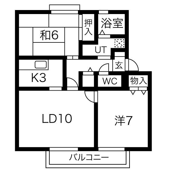 サンビレッジ学園前東坂E棟