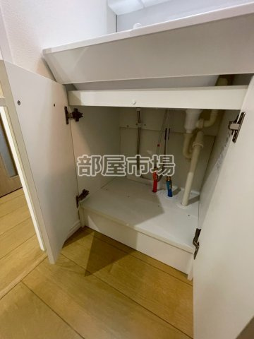 ミライズ南千住の洗面所|洗面台下収納