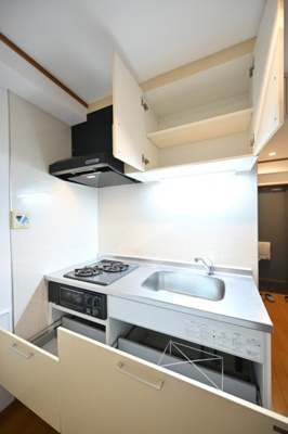 【キッチン】 | Pｒｕｎｕs南大井 | 2口ガスコンロ