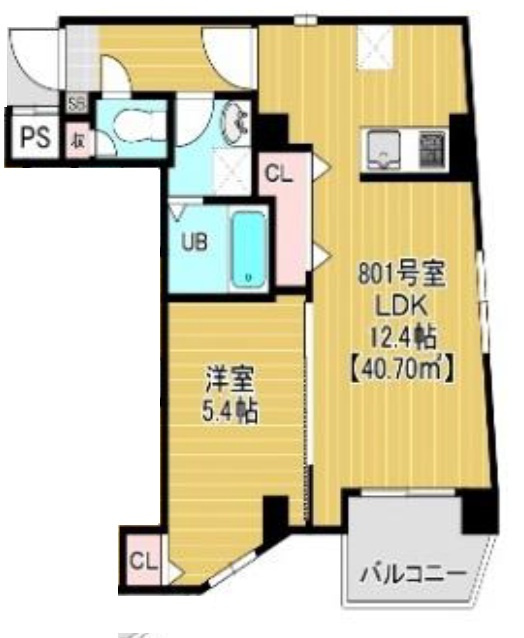 ミライズ南千住の間取り