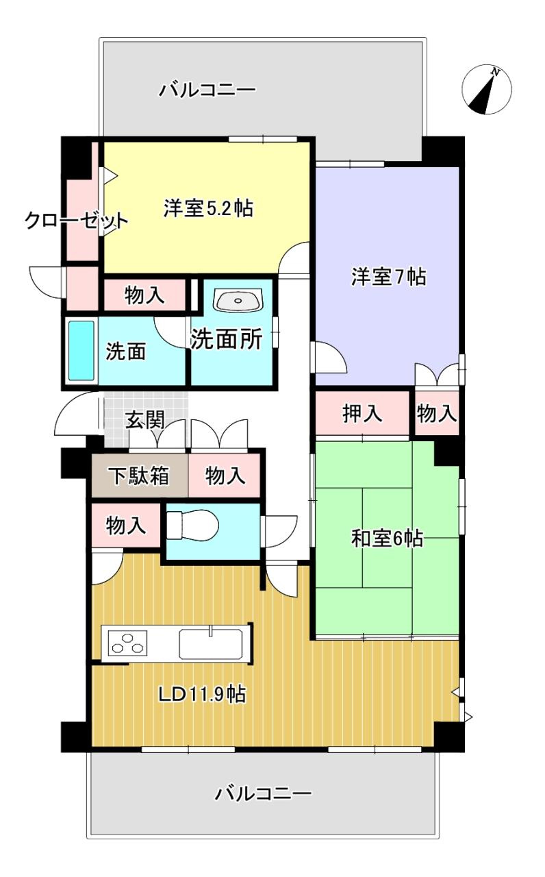 シビルタワーエンブレムの間取り