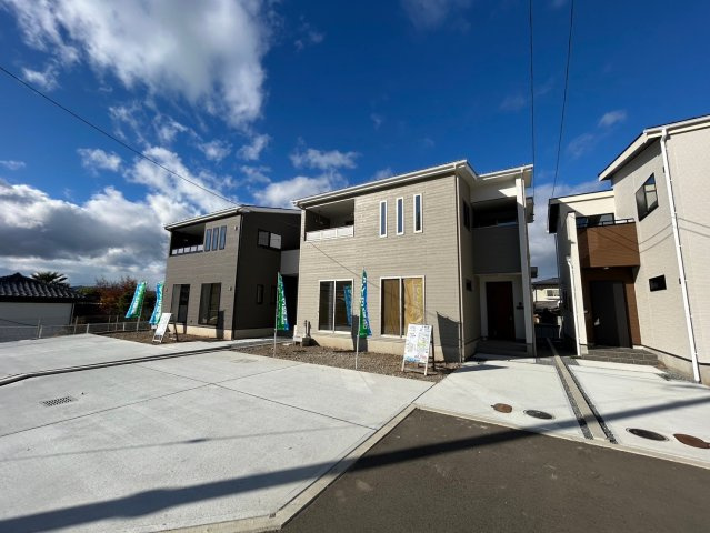 新築戸建　長野市松代町東条の前面道路含む現地写真