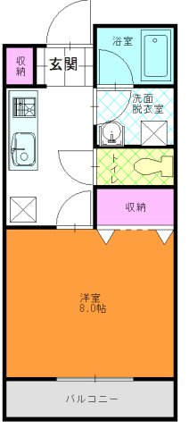 ミトラヒルズⅠの間取り