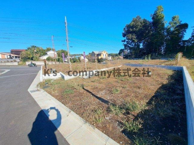 藤沢市打戻　建築条件無し　売地　1区画の外観|カースペース部分♪