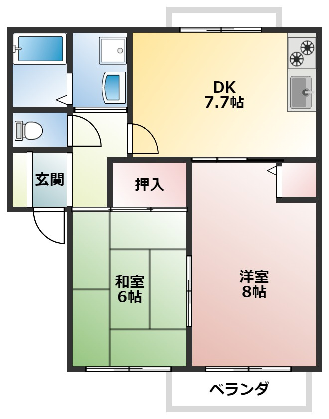 聖ソレアードの間取り|イメージになります。