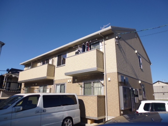 倉敷市連島中央４丁目のアパートの外観
