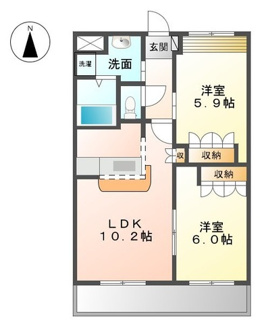 【間取り】 | グレイスヴィラ | 間取図