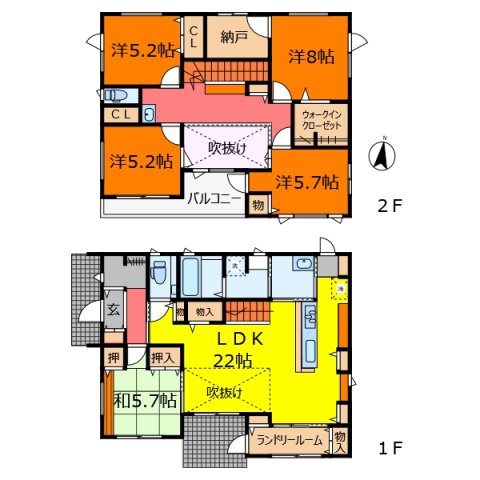 【間取り】 | 【ZEH住宅】南アルプス市桃園 | 間取り