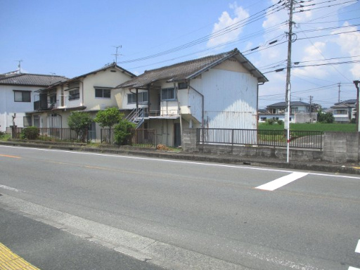 菊池市隈府　古家付売地の外観