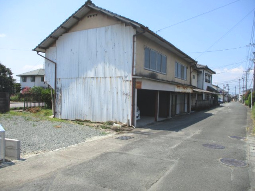 菊池市隈府　古家付売地の外観|東側写真