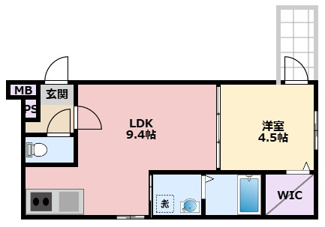 【間取り】 | D-5 フジパレス南甲子園