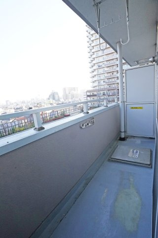 新板橋ビューハイツのバルコニー