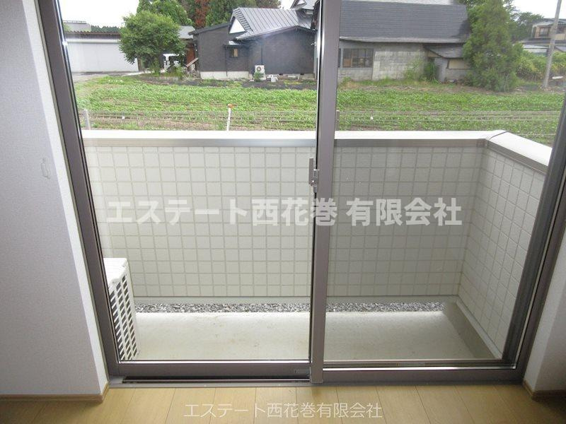 grand parace十二丁目Ⅱのバルコニー