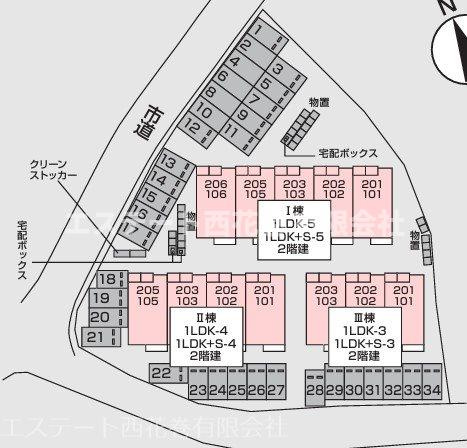 grand parace十二丁目Ⅱ|配置図