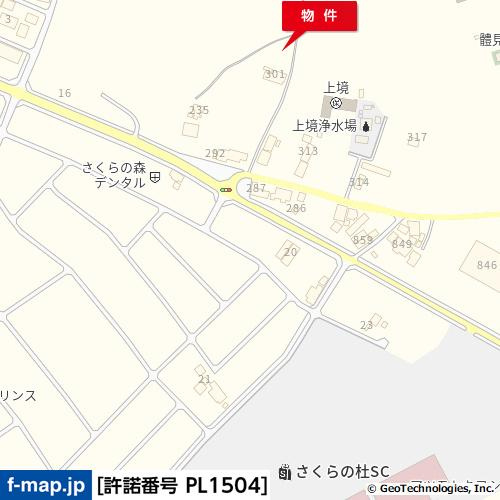 【地図】 | 上境299貸地