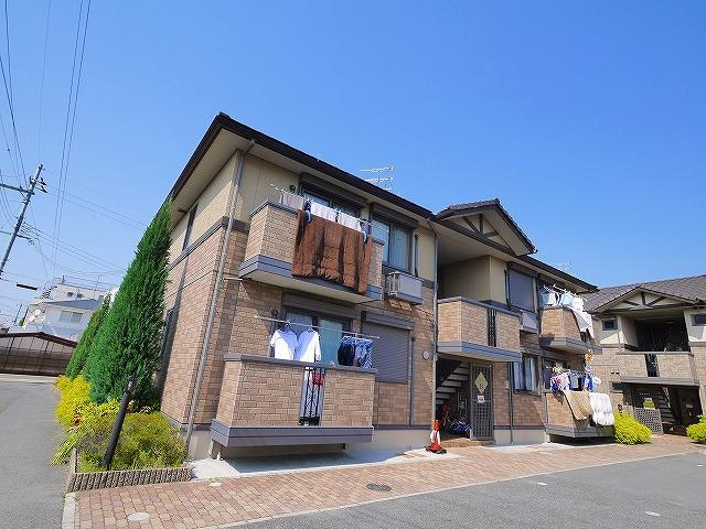 ヴィルヌーブB（新町）の外観|落ち着いた雰囲気の外観です