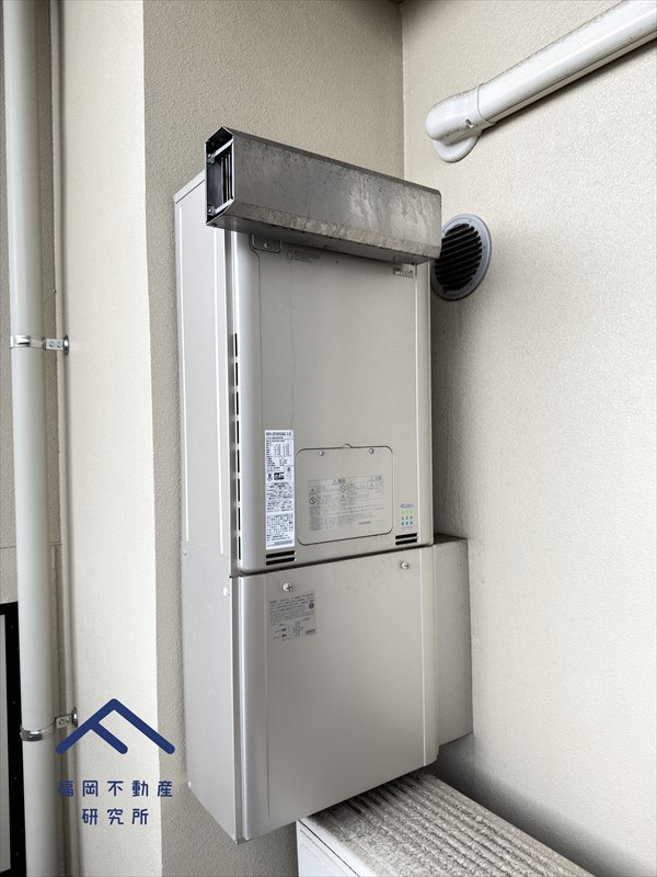 パークアソシア大野城駅前の発電・温水設備