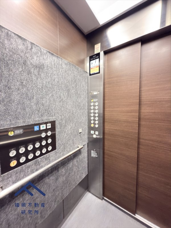 パークアソシア大野城駅前の展望|自分のお部屋の階数にしか停まらない「着床制限」付きエレベーターで防犯性が高いです