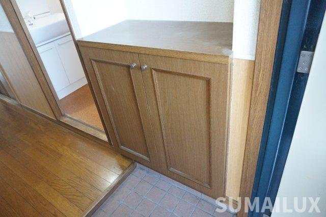 熊本市東区戸島１丁目の賃貸マンションの玄関