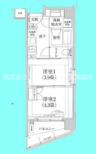 【間取り】 | アイルグランディール蒲田