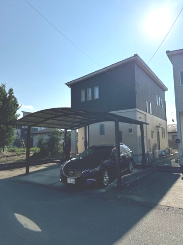 益城町辻の城中古住宅の前面道路含む現地写真|前面道路含む現地写真です