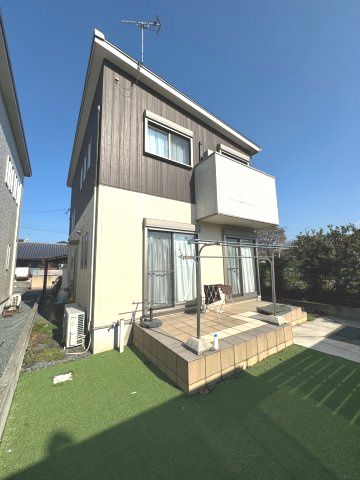 益城町辻の城中古住宅の外観|外観もきれいです