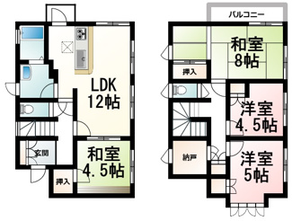 【間取り】 | 草津市岡本町
