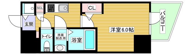 【間取り】 | エスリードレジデンス大阪福島サウスフラッツ