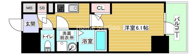 【間取り】 | エスリードレジデンス大阪福島サウスフラッツ