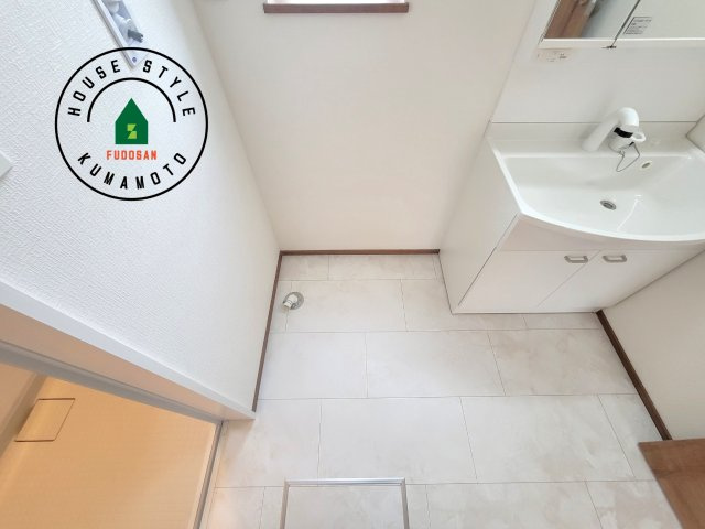 菊池市西寺第1-8棟（G号棟）のランドリースペース|ランドリースペースとなります。広々して有効的にご使用できます。 