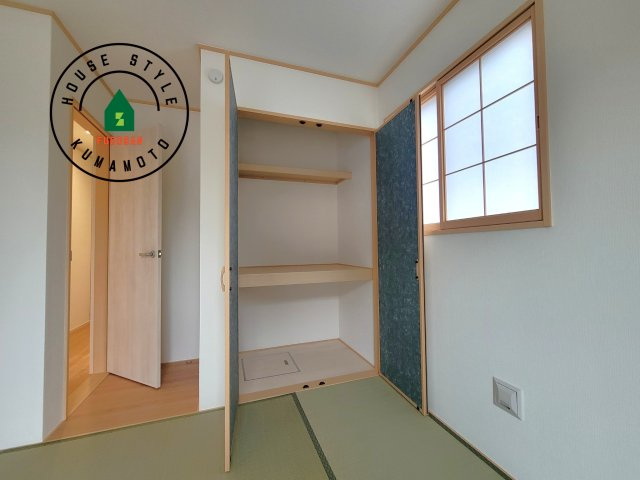 菊池市西寺第1-8棟（H号棟）の収納|収納には困りません。