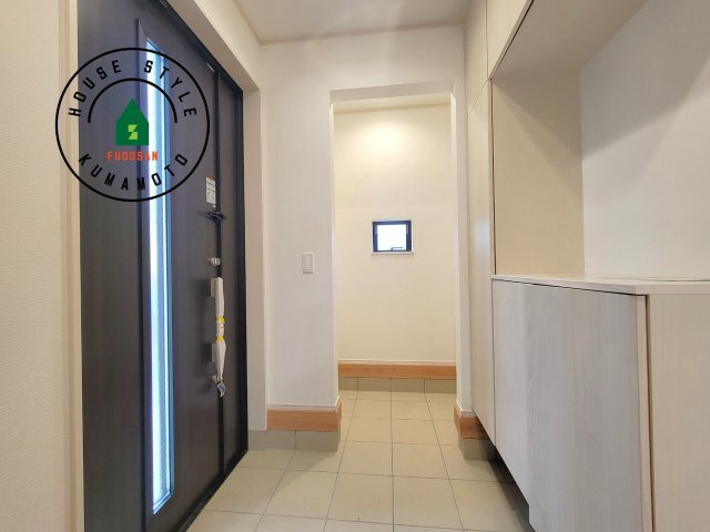 菊池市西寺第1-8棟（H号棟）の防犯設備|二重ロックでしっかり防犯対策ができます。