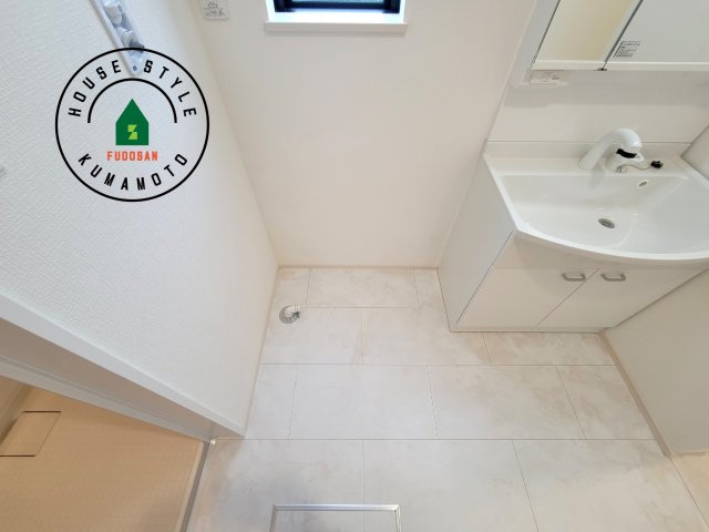 菊池市西寺第1-8棟（H号棟）のランドリースペース|ランドリースペースとなります。広々して有効的にご使用できます。 