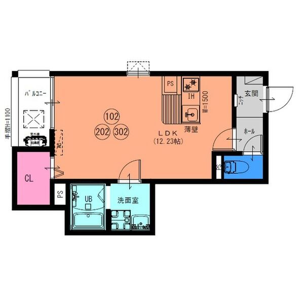 F＋style狭山・池尻中1号館の間取り