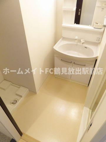 大阪市城東区鴫野西１丁目の賃貸マンションの洗面所
