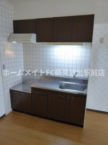 大阪市鶴見区横堤５丁目の賃貸マンションのキッチン