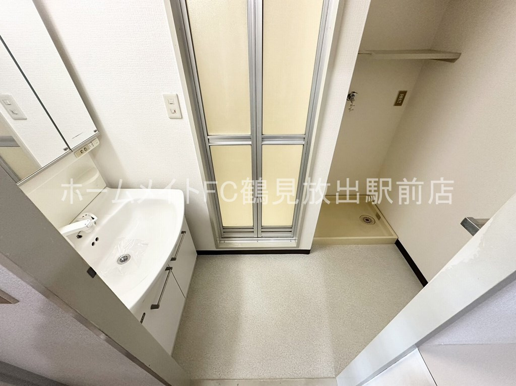 大阪市鶴見区横堤３丁目の賃貸マンションの洗面所
