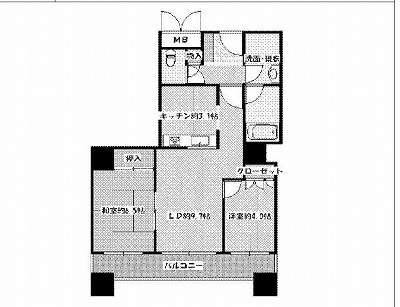 高崎タワー21の間取り|２LDDK
