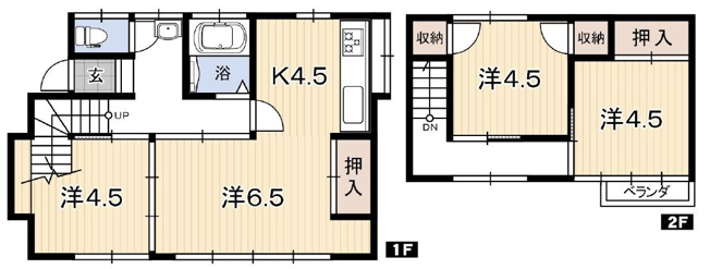 【間取り】 | 吾川郡いの町