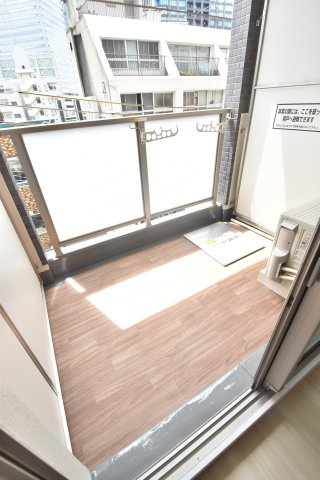 大阪市都島区片町２丁目の賃貸マンションのバルコニー