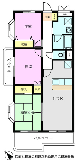 【間取り】 | グレースマンションⅢ