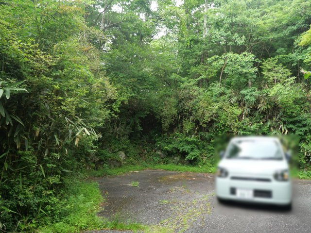 十里木南富士別荘地②の前面道路含む現地写真