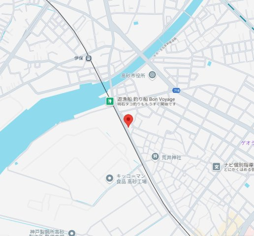 高砂市荒井町千鳥2丁目　土地の地図