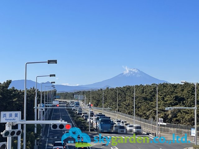 茅ヶ崎市平和町　中古戸建のその他|浜須賀歩道橋から見た富士山