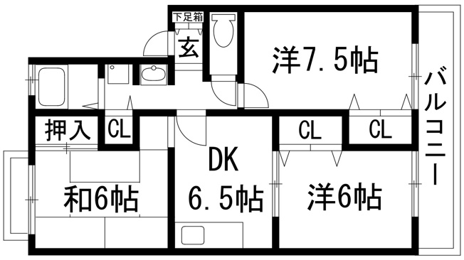 【間取り】 | ウエストハイム