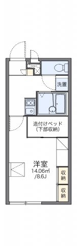 レオパレスＹＡＭＡＤＡの間取り