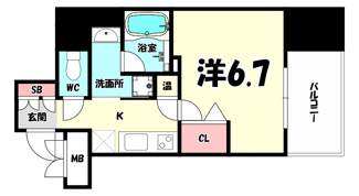 【間取り】 | アドバンス神戸アルティス