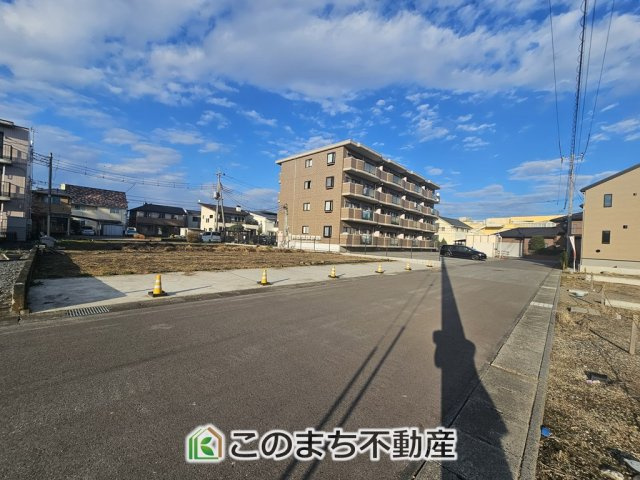 宇都宮市西原町2期　3号地の前面道路含む現地写真|前面道路含む現地写真